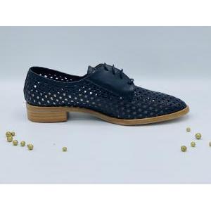 NAVY REJILLA TRENZAD BLAUW