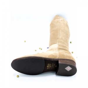 VELOUR MARMOTA GRIJS