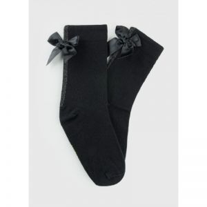 BOW SOCKS ZWART